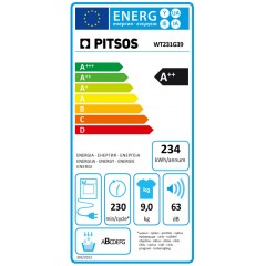 Pitsos WT231G39 Στεγνωτήριο 9kg A++ με Αντλία Θερμότητας Pitsos WT231G39 Στεγνωτήριο 9kg A++ με Αντλία Θερμότητας